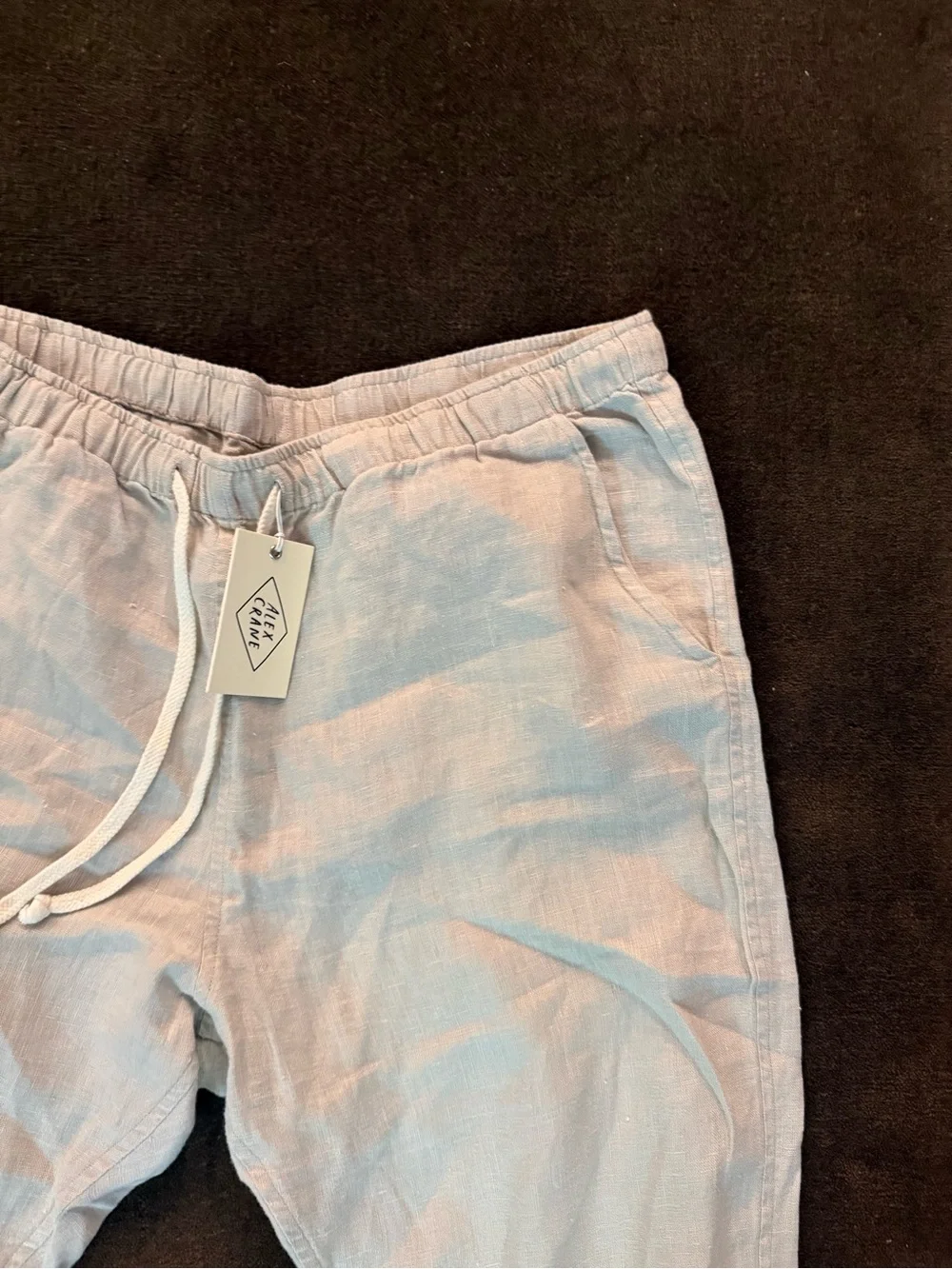 Alex Crane Cream Linen Pants